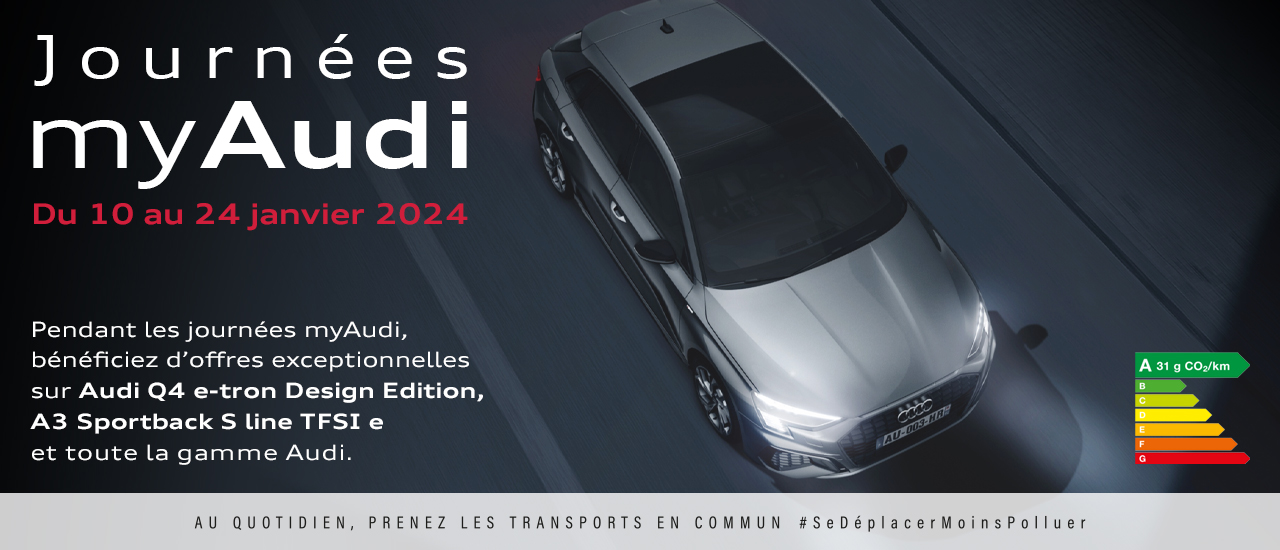 Achat Audi A3 Sportback neuve en concession à Poitiers